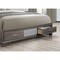 Global Furniture Usa Traditional Glam Melamine Seville Grey Full Bed 3045 - alternate 3